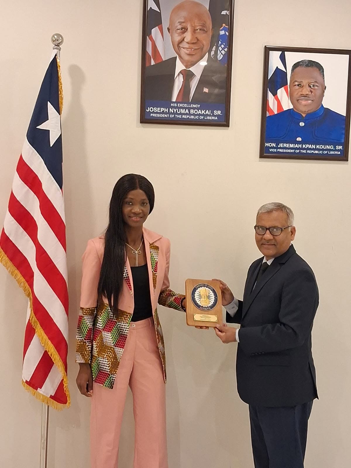 Meeting of Ambassador with Director General, Liberia National Tourism Authority (LNTA) - 04 June 2026.